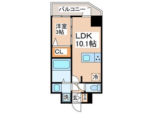 S-RESIDENCE福島玉川Unoの物件間取画像